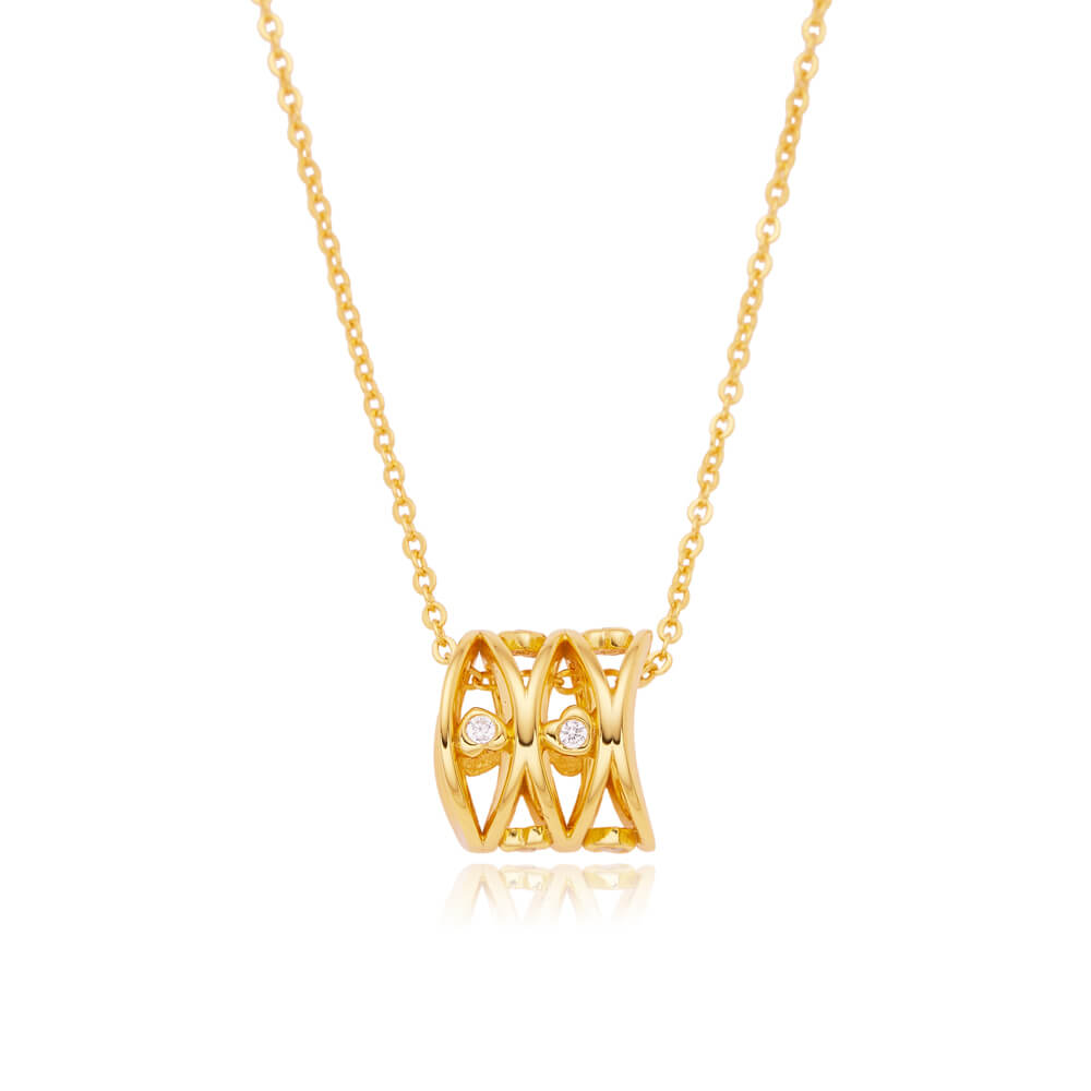 Unique Design 18K Gold Sterling SilverChain Necklace Jewelry Manufacturer Fine Price Gold Necklace