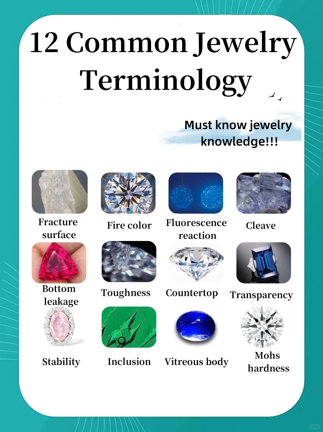 Teach you to understand the professional terminology of jewelry - jinyi